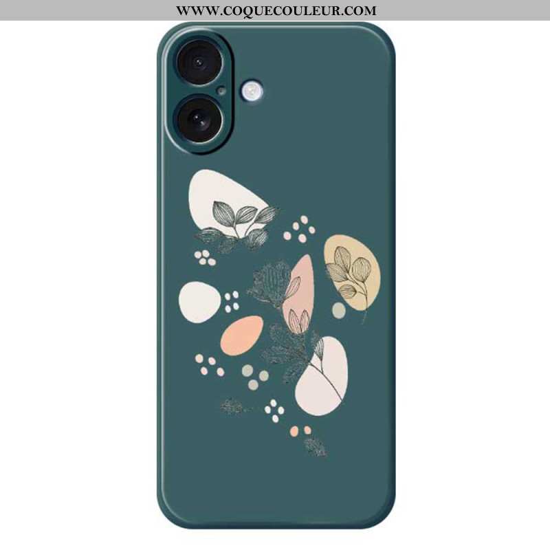 Coque pour iPhone 17 Feuilles Esquissées