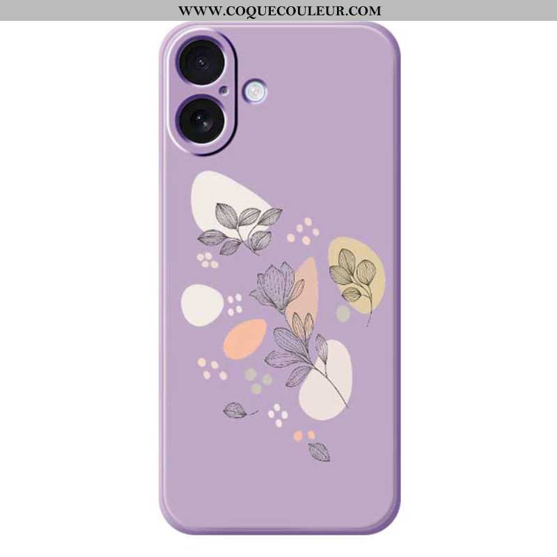 Coque pour iPhone 17 Feuilles Esquissées