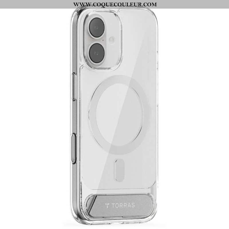 Coque iPhone 17 Compatible MagSafe avec Support Ajustable TORRAS