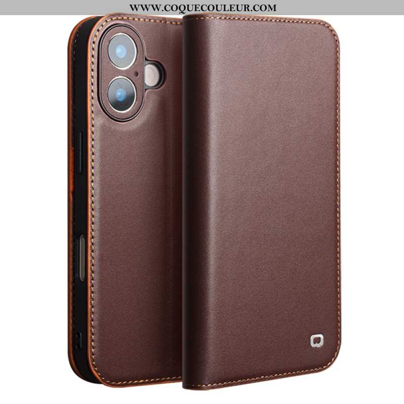 Flip Cover iPhone 17 Cuir QIALINO