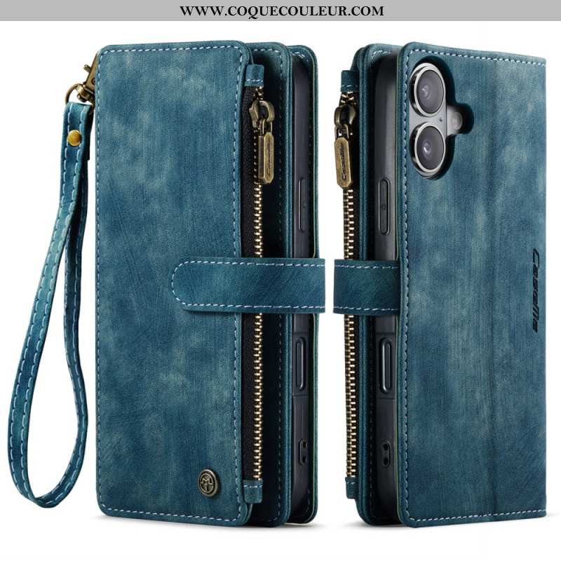 Housse iPhone 17 Portefeuille 10 Porte-Cartes