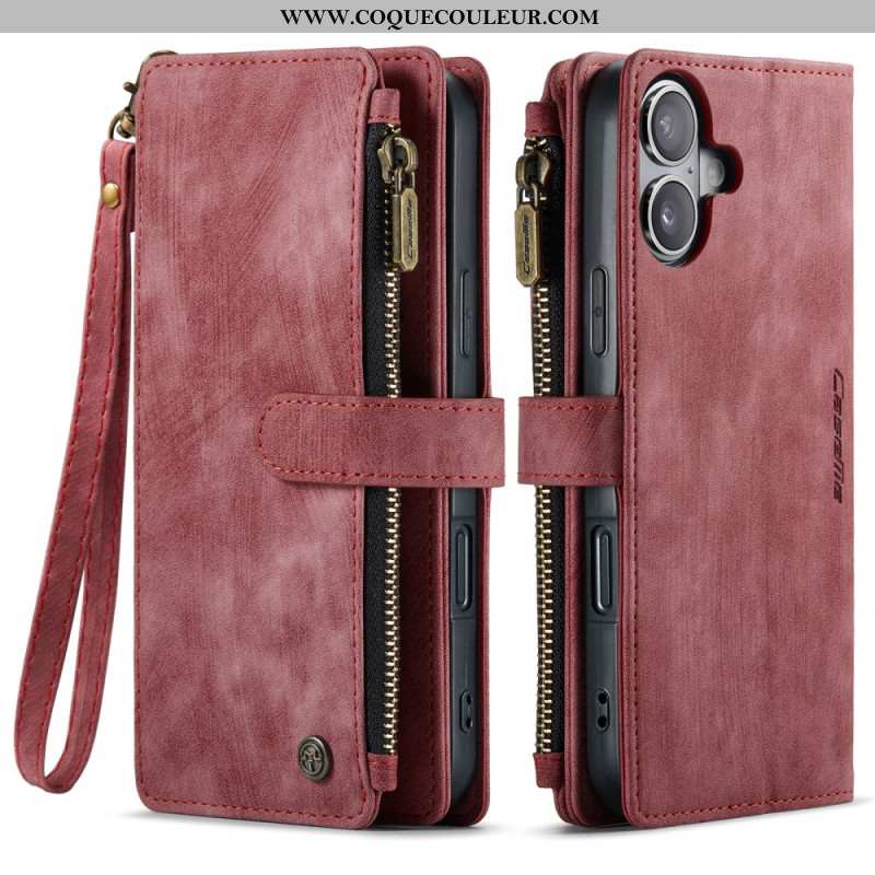 Housse iPhone 17 Portefeuille 10 Porte-Cartes