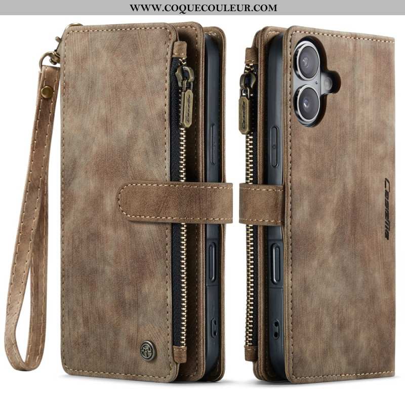 Housse iPhone 17 Portefeuille 10 Porte-Cartes