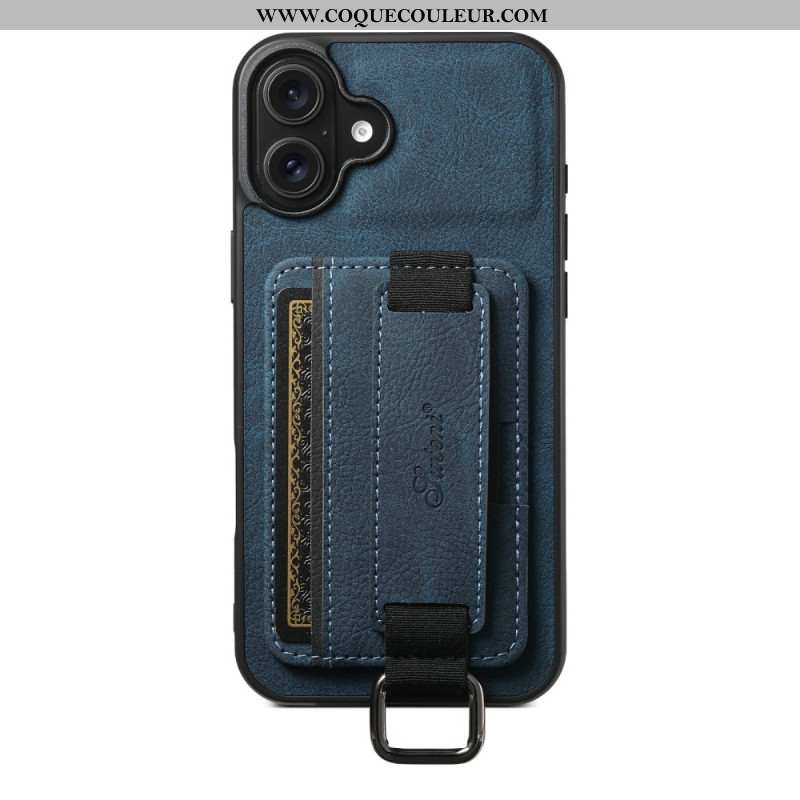 Coque iPhone 17 Porte-Cartes Design Rétro