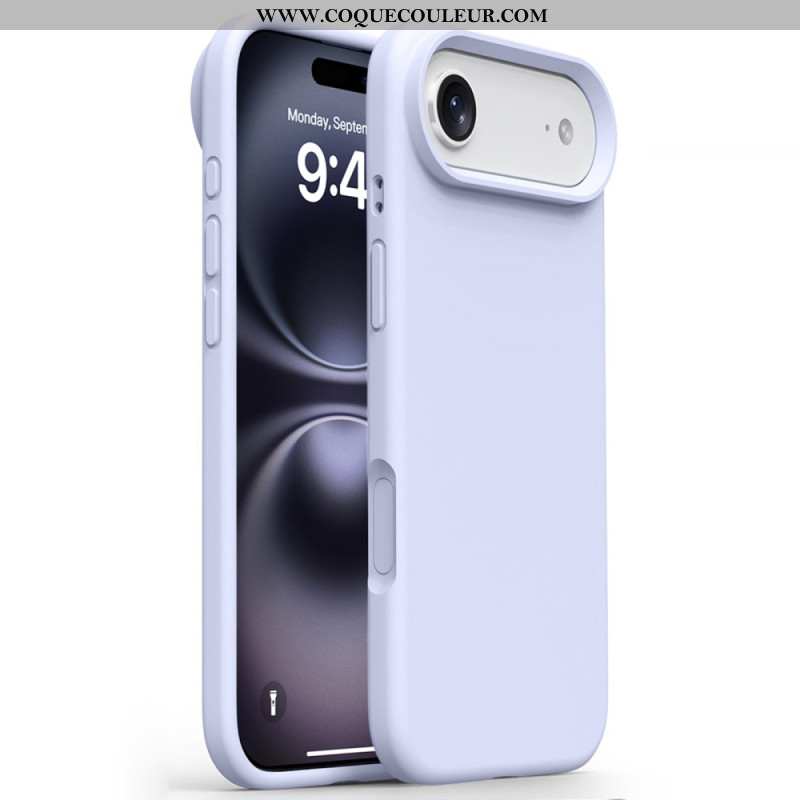 Coque iPhone Air Silicone Liquide et Microfibre
