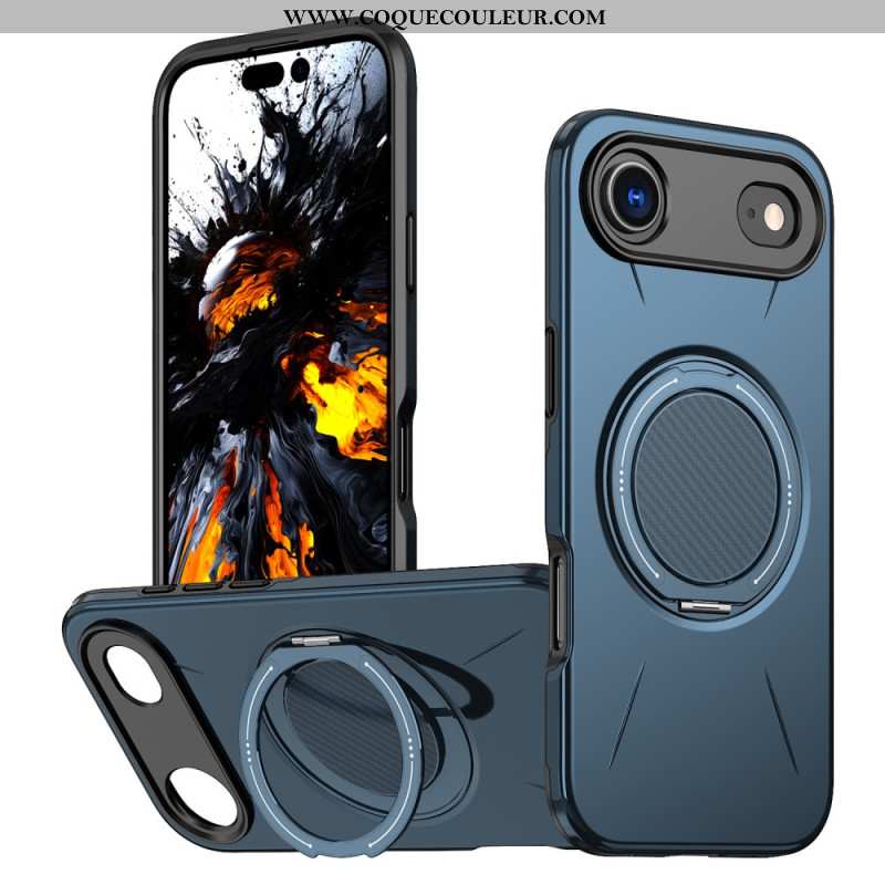 Coque iPhone Air Magsafe avec Support Rotatif Style Métallisé