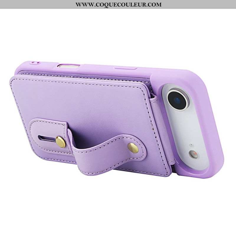 Coque iPhone Air Porte-Cartes et Bandoulière
