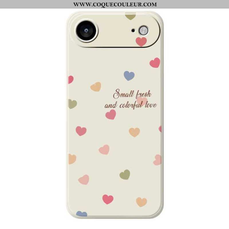 Coque iPhone Air Coeurs Colorés