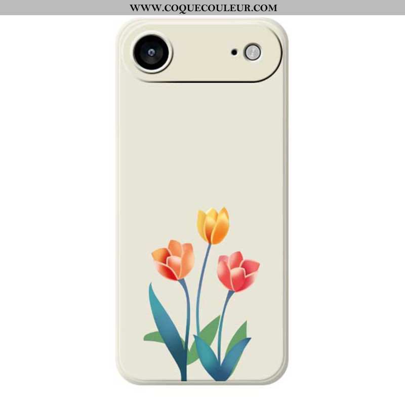 Coque iPhone Air Tulipes Colorées
