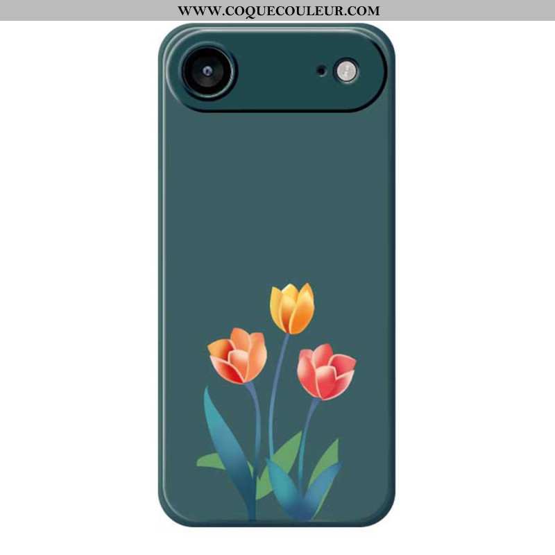 Coque iPhone Air Tulipes Colorées