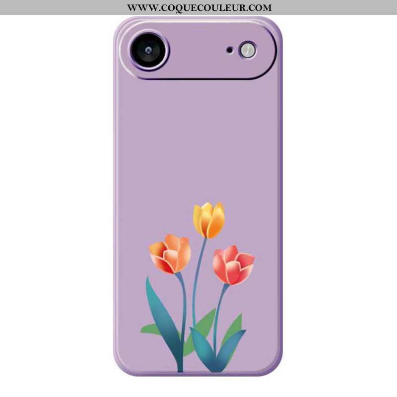 Coque iPhone Air Tulipes Colorées