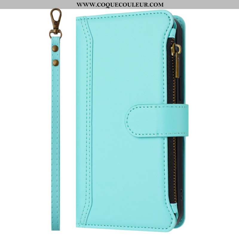 Housse iPhone Air Portefeuille 9 Porte-Cartes et Lanière