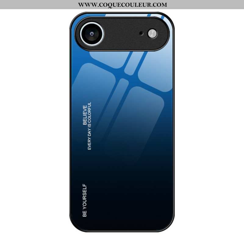 Coque iPhone Air Verre Trempé Be Yourself