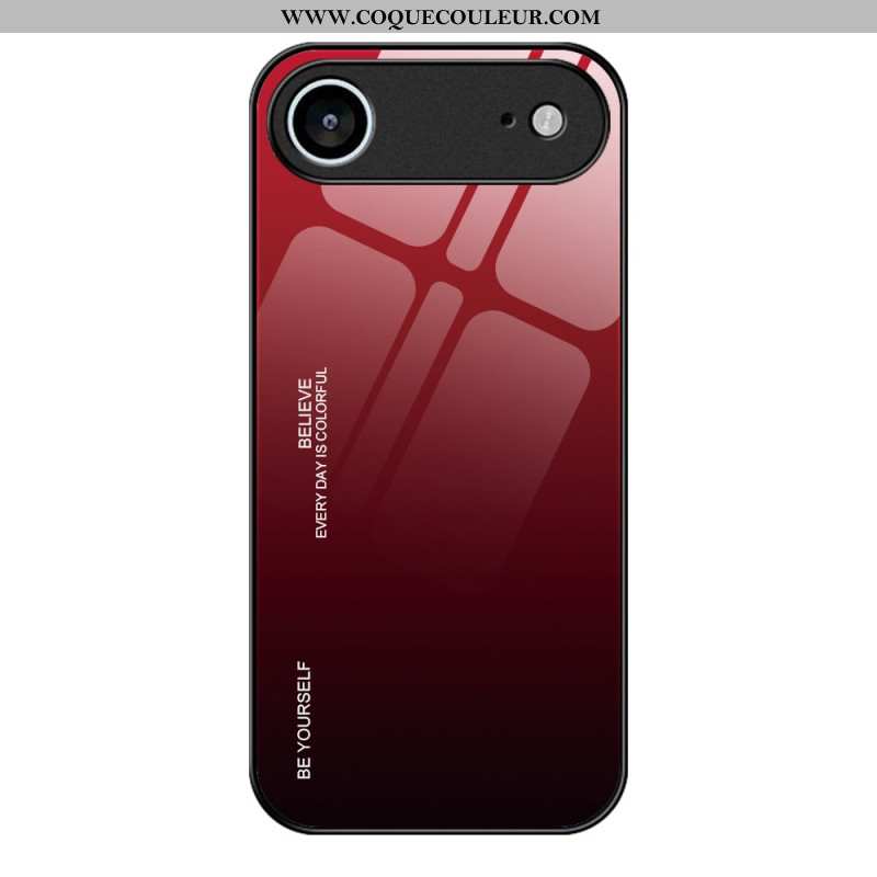 Coque iPhone Air Verre Trempé Be Yourself