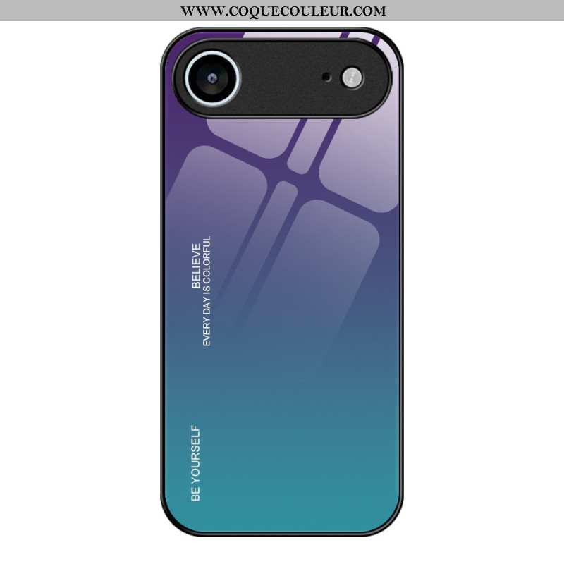 Coque iPhone Air Verre Trempé Be Yourself