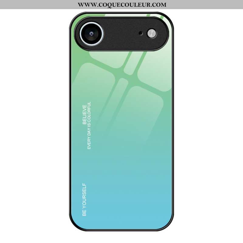 Coque iPhone Air Verre Trempé Be Yourself