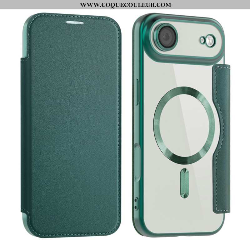 Flip Cover iPhone Air Compatible MagSafe avec Blocage RFID