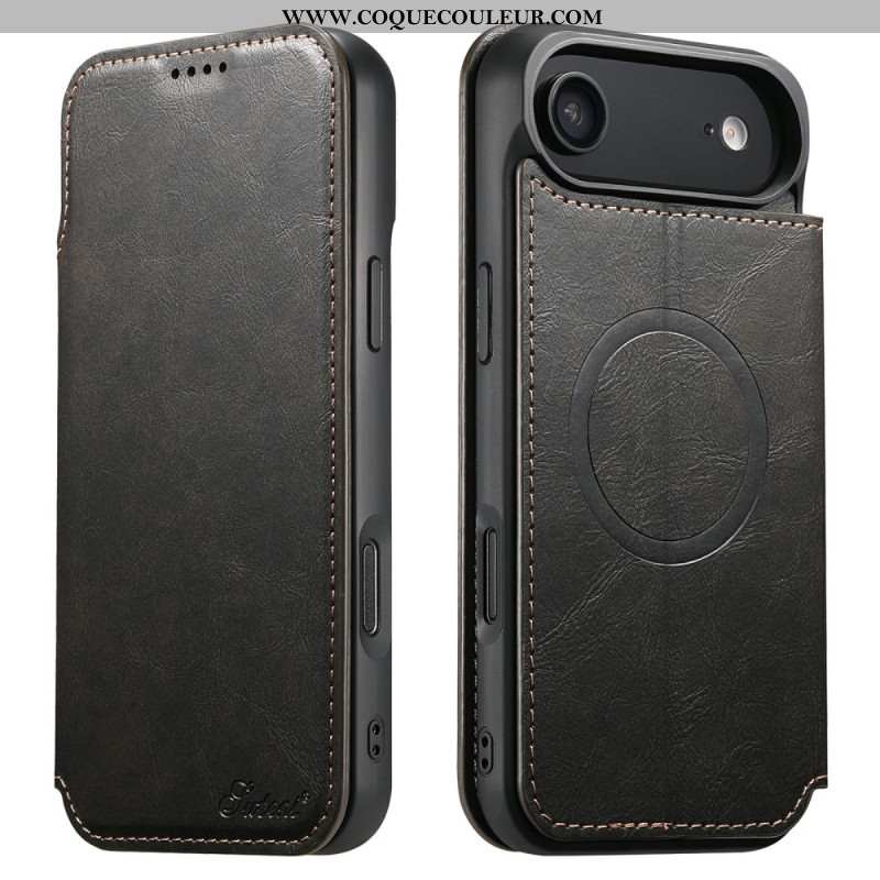 Flip Cover iPhone Air Compatible MagSafe Style Vintage