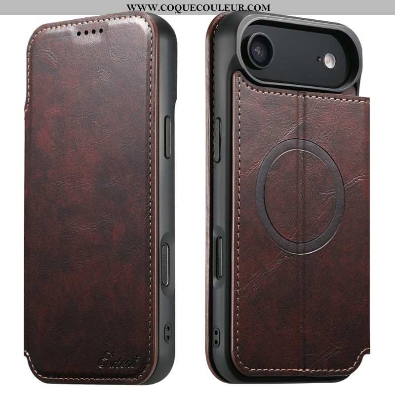 Flip Cover iPhone Air Compatible MagSafe Style Vintage