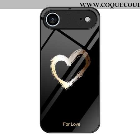 Coque iPhone Air Verre Trempé Love