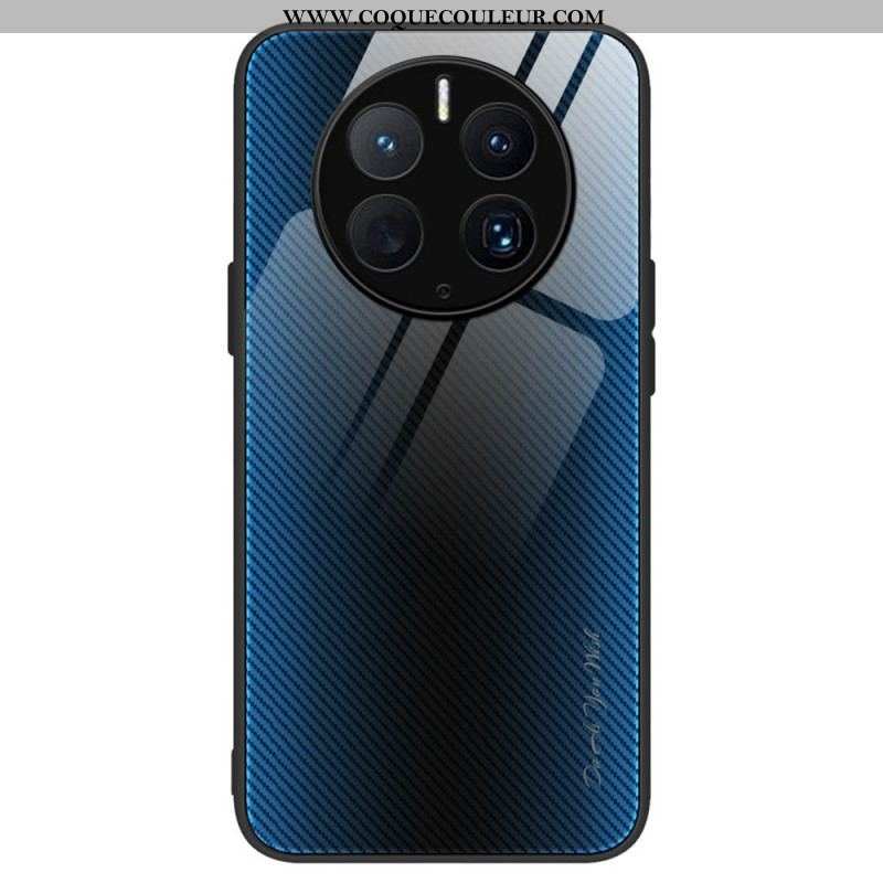 Coque Huawei Mate 50 Pro Verre Trempé Fibre Carbone