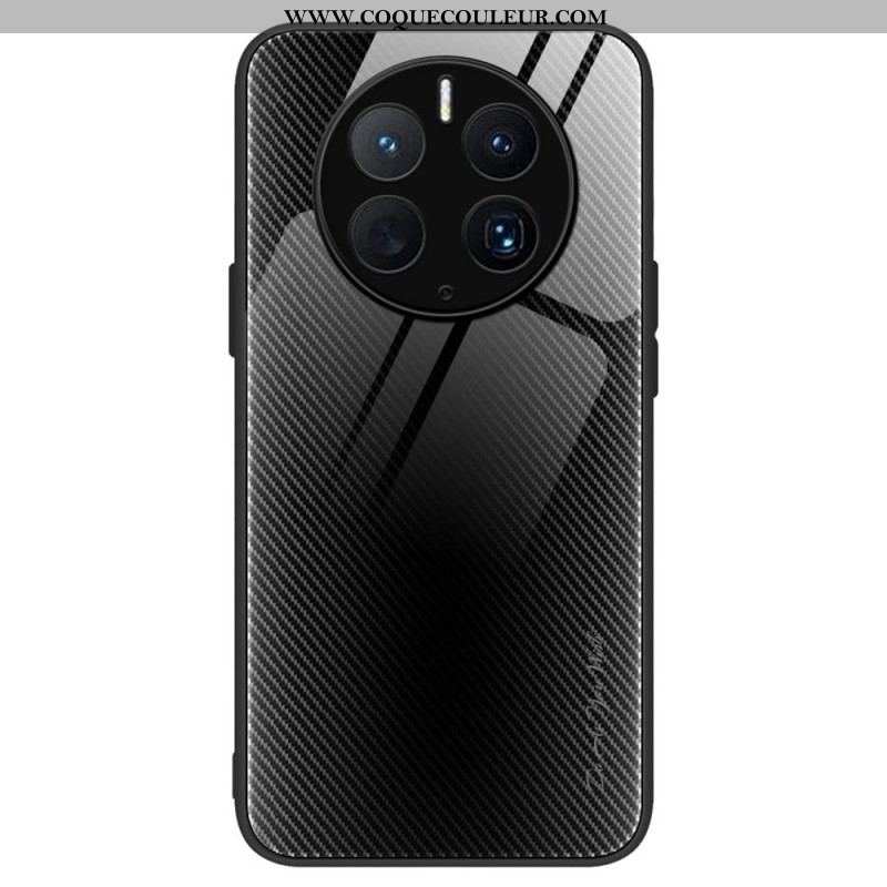 Coque Huawei Mate 50 Pro Verre Trempé Fibre Carbone