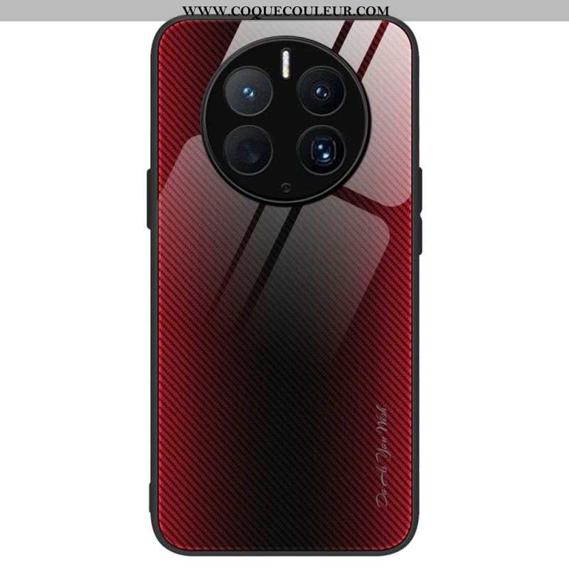 Coque Huawei Mate 50 Pro Verre Trempé Fibre Carbone