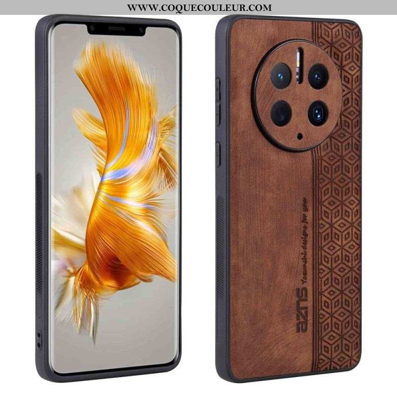 Coque Huawei Mate 50 Pro Effet Cuir AZNS