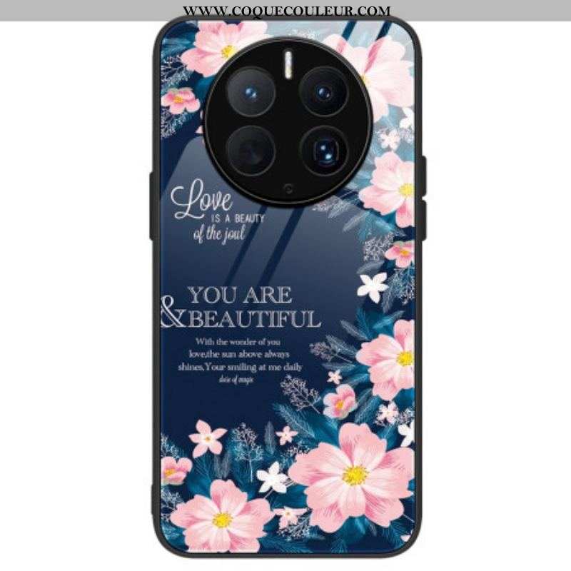 Coque Huawei Mate 50 Pro Verre Trempé You are Beautiful