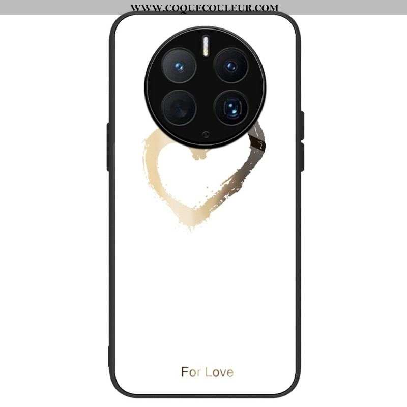 Coque Huawei Mate 50 Pro Verre Trempé Coeur