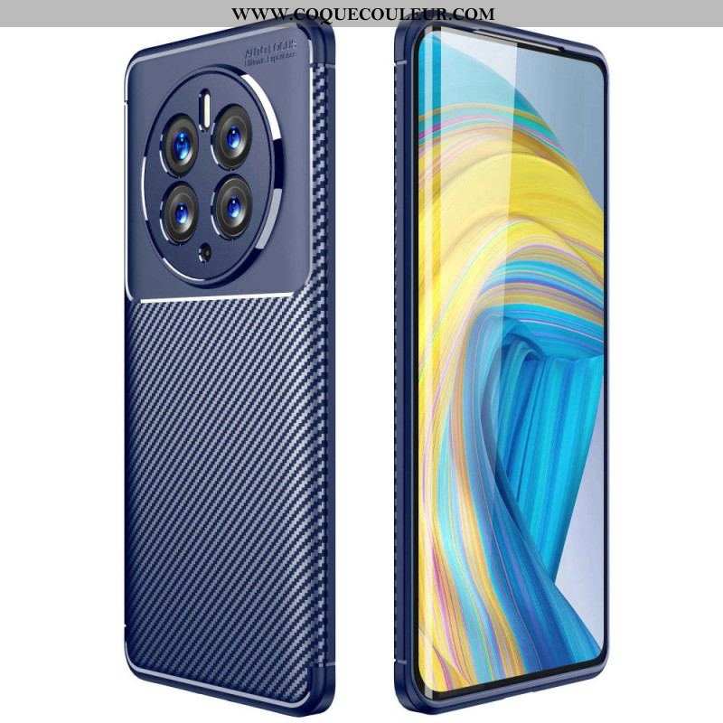 Coque Huawei Mate 50 Pro Fibre Carbone Flexible