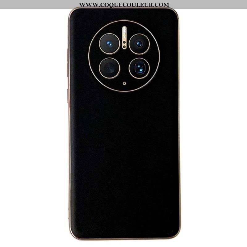 Coque Huawei Mate 50 Pro Véritable Cuir Color