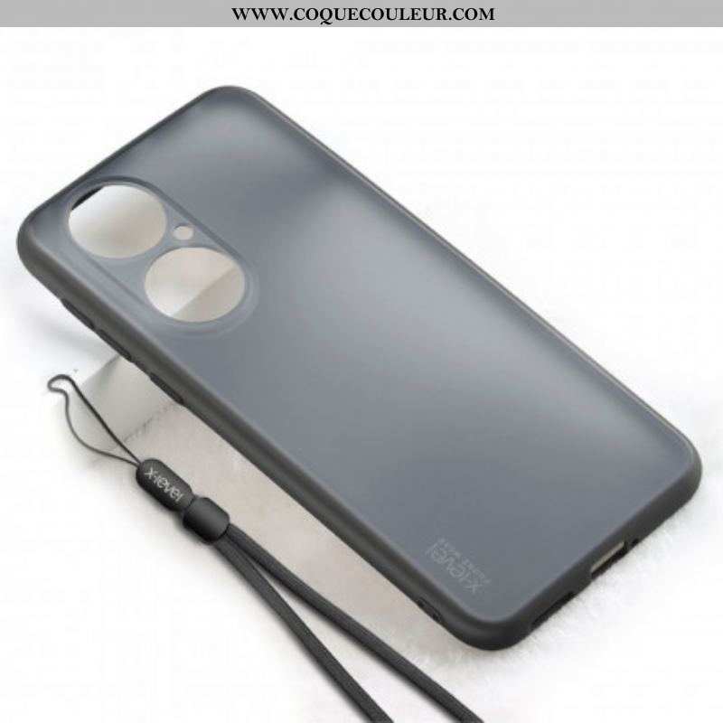 Coque Huawei P50 X-LEVEL Matte avec Lanière