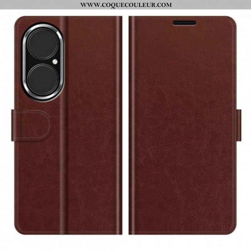 Housse Huawei P50 Style Cuir Design