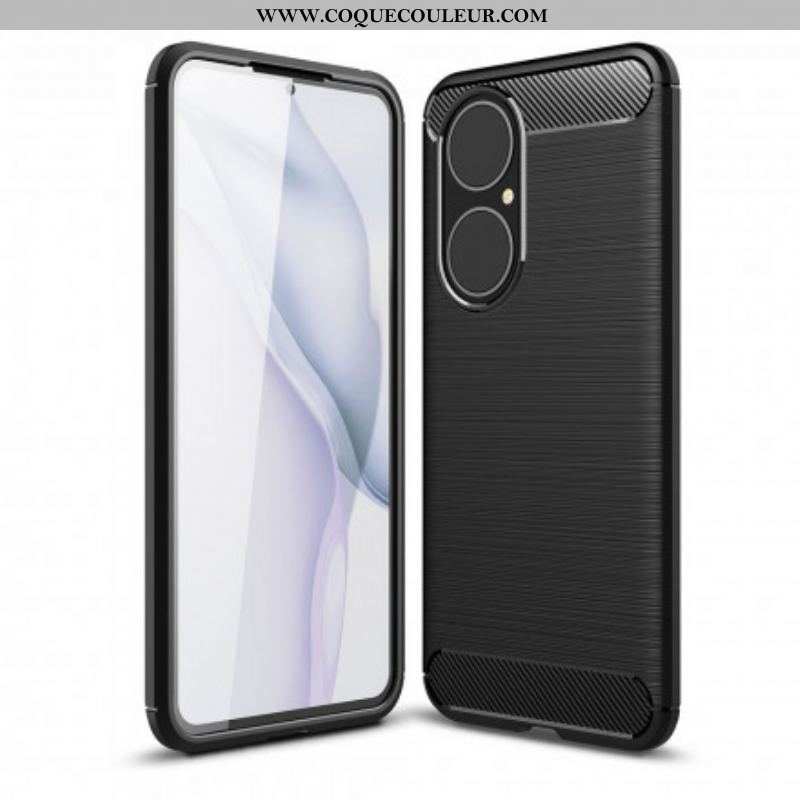 Coque Huawei P50 Fibre Carbone Brossée