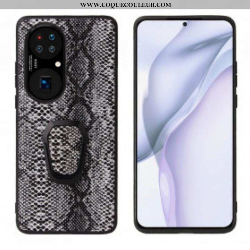 Coque Huawei P50 Style Serpent Anneau-Support