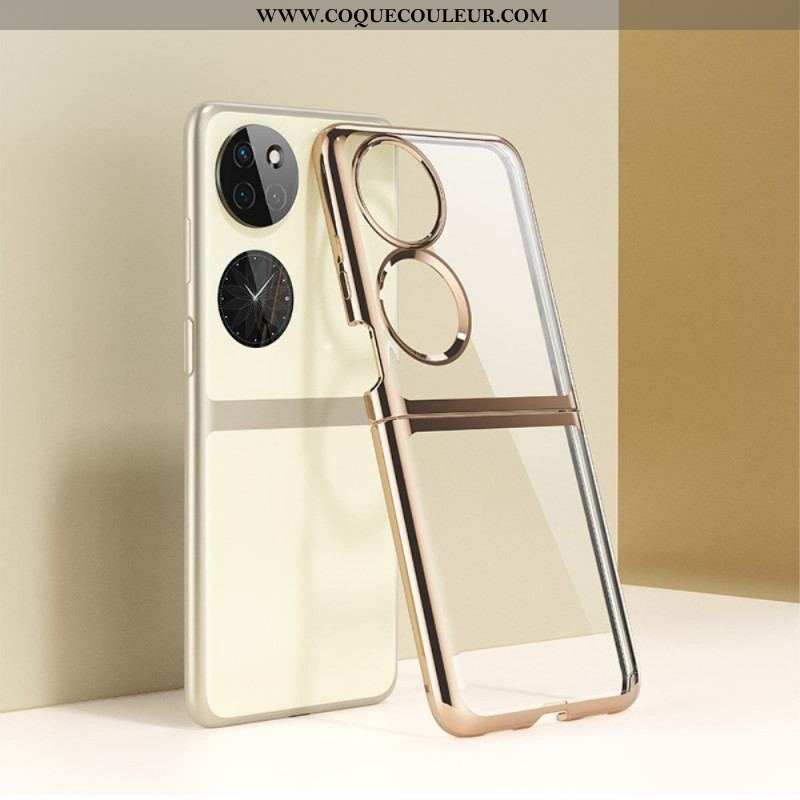 Coque Huawei P50 Pocket Transparente Colorée