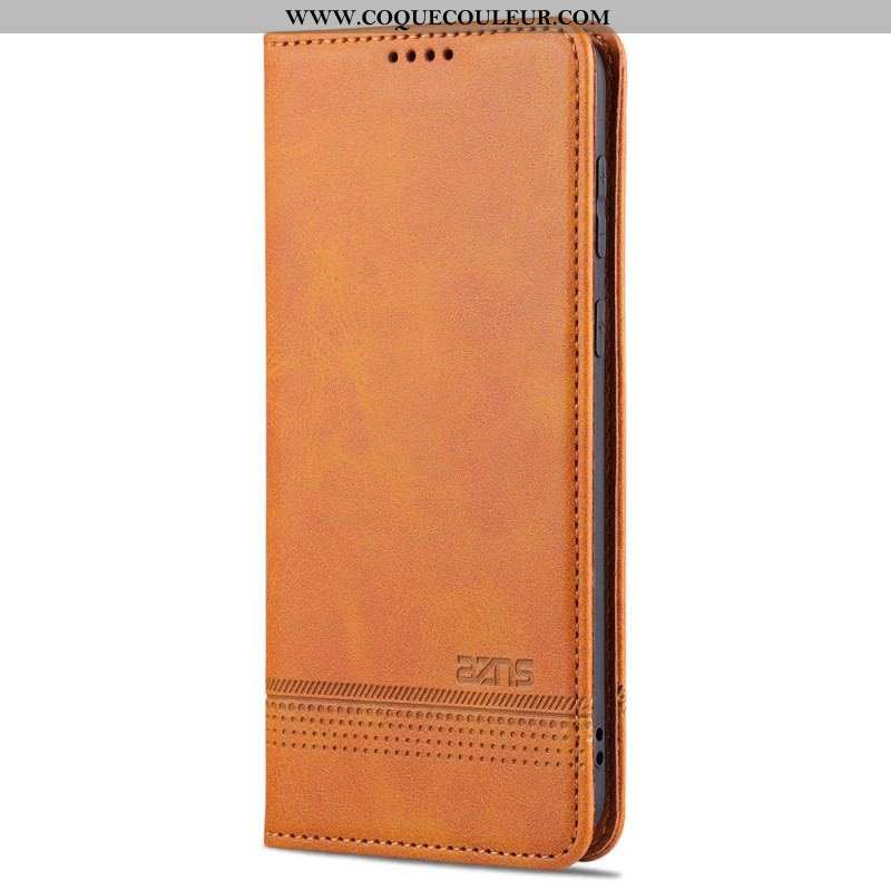 Flip Cover Huawei P50 Pro Style Cuir AZNS