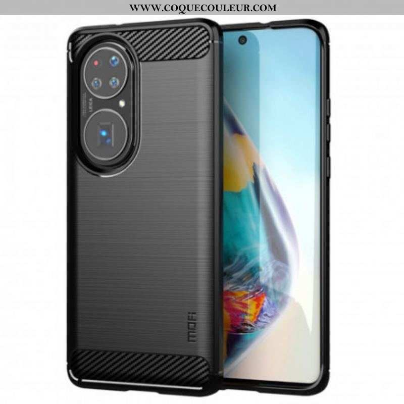 Coque Huawei P50 Pro Fibre Carbone Brossée MOFI