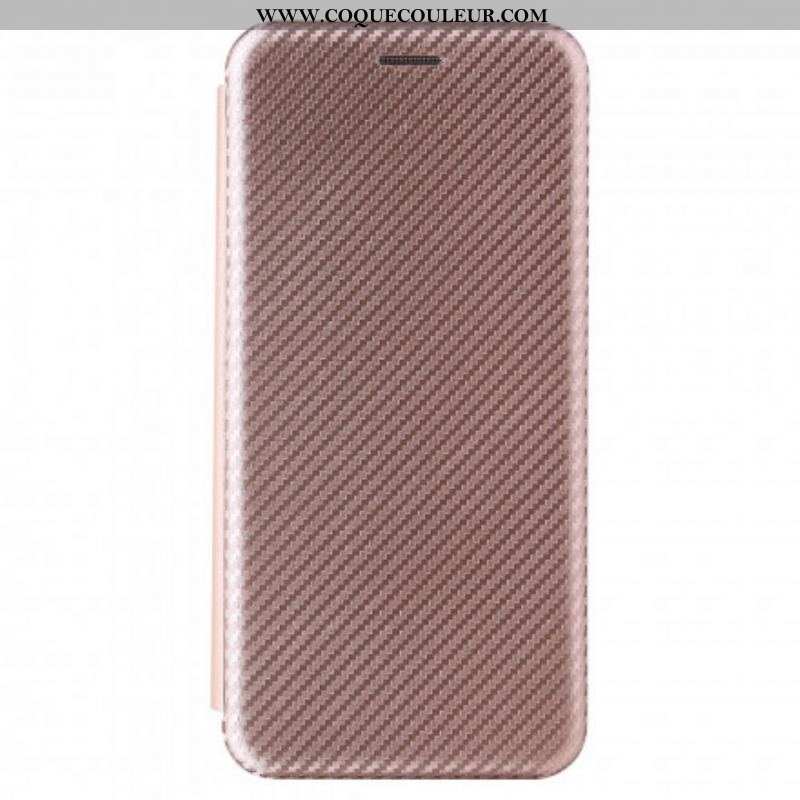 Flip Cover Huawei P50 Pro Fibre Carbone