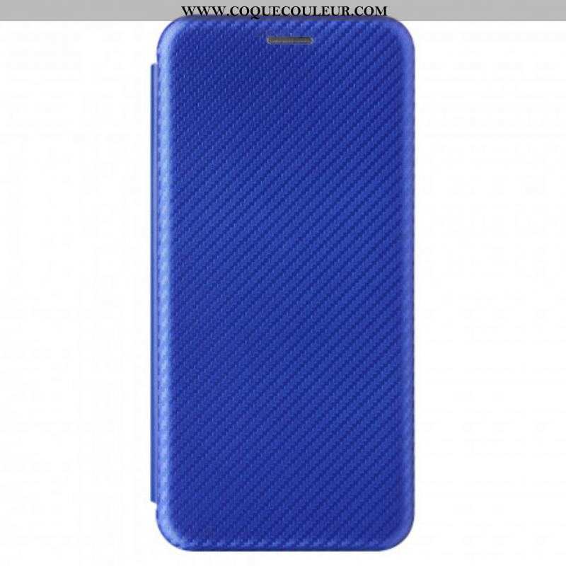 Flip Cover Huawei P50 Pro Fibre Carbone