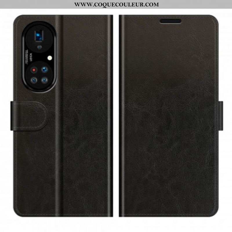 Housse Huawei P50 Pro Style Cuir Design