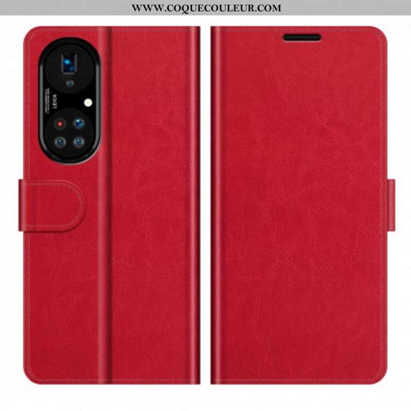 Housse Huawei P50 Pro Style Cuir Design