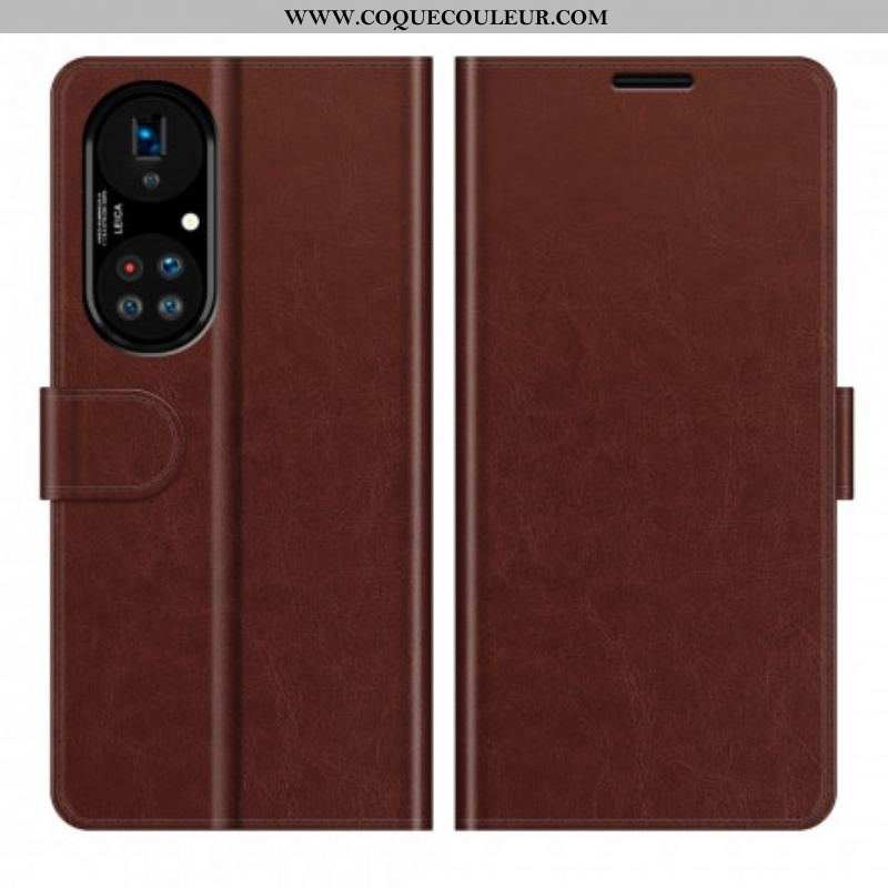 Housse Huawei P50 Pro Style Cuir Design