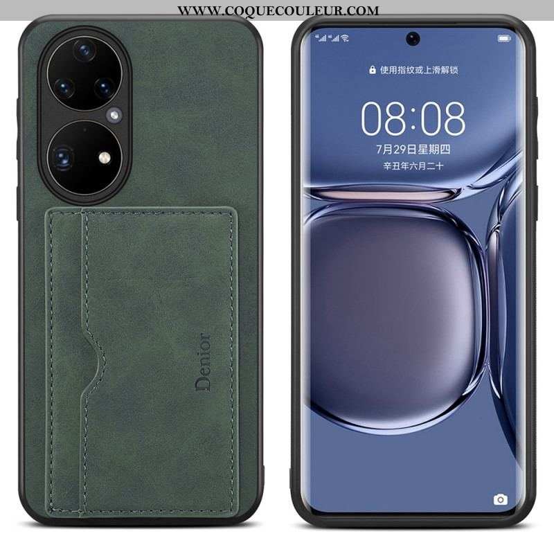 Coque Huawei P50 Pro Porte-Cartes Denior