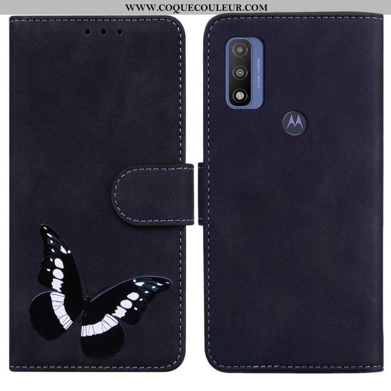 Housse Moto E40 / E30 / E20 Skin-Touch Papillon