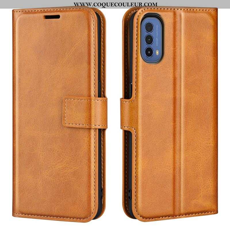 Housse Moto E40 / E30 / E20 Effet Cuir Slim Extrême