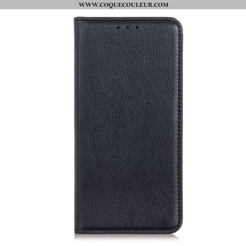 Flip Cover Moto E40 / E30 / E20 Cuir Fendu Texturé