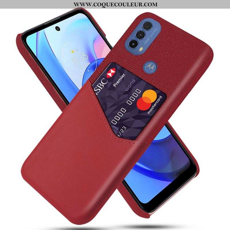 Coque Moto E40 / E30 /E20 Porte-Carte KSQ