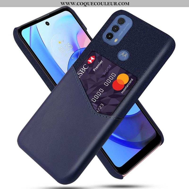 Coque Moto E40 / E30 /E20 Porte-Carte KSQ